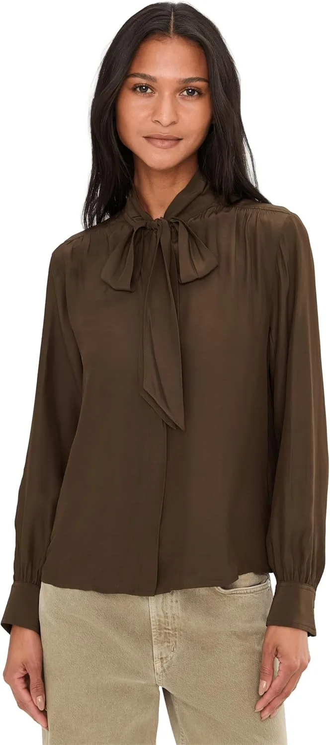 

Madewell Женская блузка Kimberly с завязкой на шее