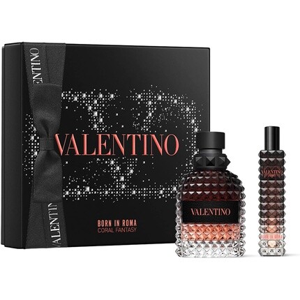 

Valentino Born in Roma Uomo Coral Set 50ml Eau de Toilette Spray + 15ml Mini, Черный, Valentino Born in Roma Uomo Coral Set 50ml Eau de Toilette Spray + 15ml Mini