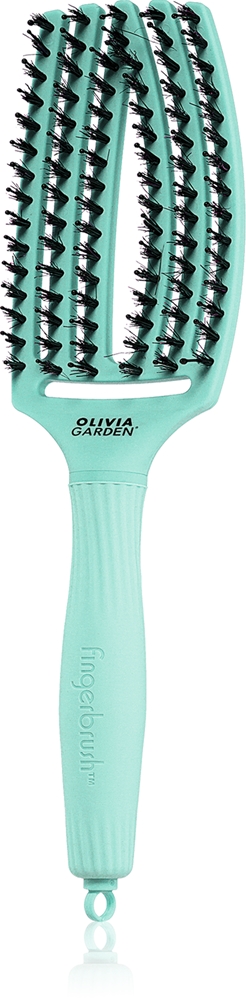 

Щетка-Пальцеобразная из нейлоновой и кабаньей щетины Olivia Garden, arctic teal