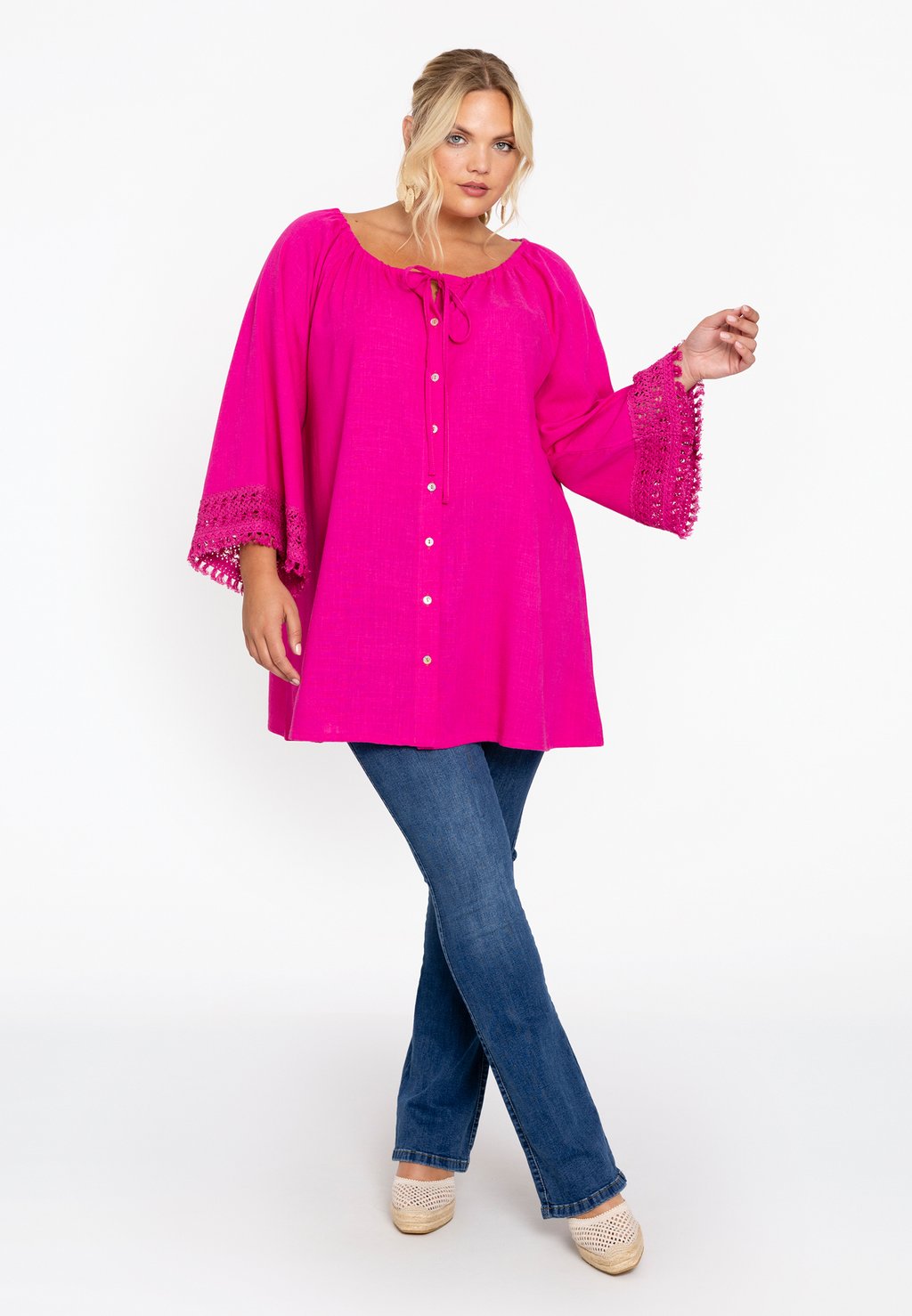 

Блуза WITH LONG SLEEVES YOEK, светло-розовый