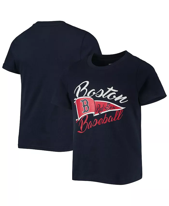 

Футболка с флагом команды Boston Red Sox для девочек постарше, цвет navy Outerstuff