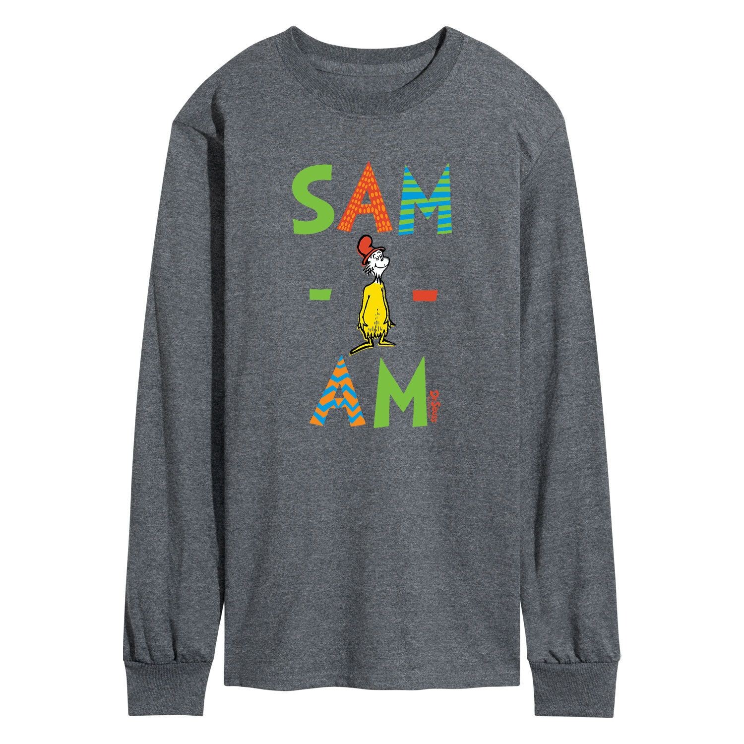 

Мужская футболка Dr. Seuss Sam I Am с длинными рукавами Licensed Character