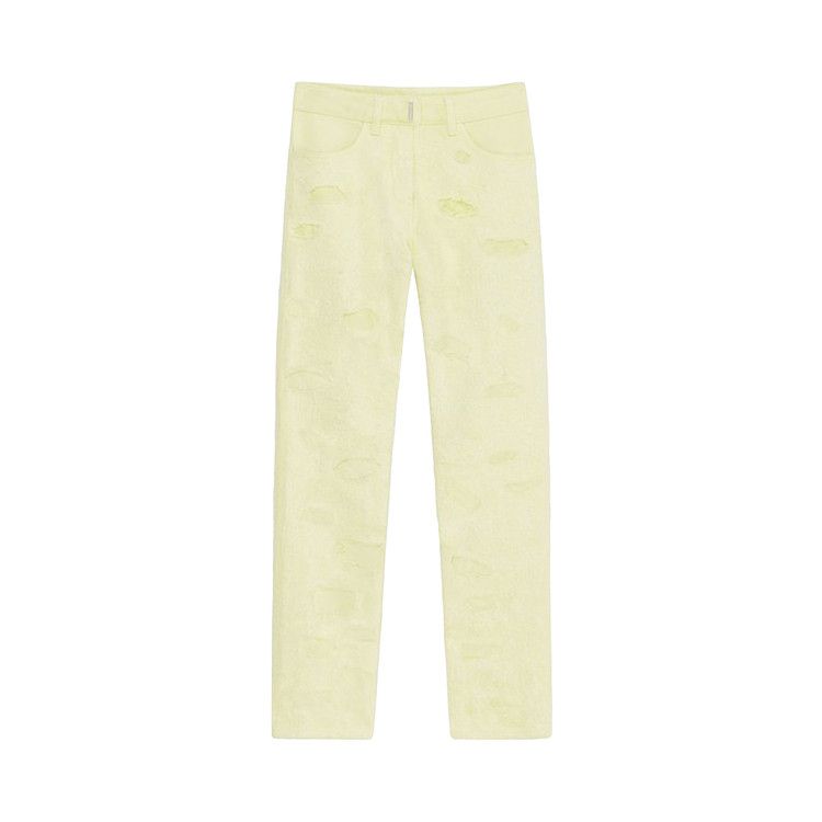 

Джинсы Givenchy Distressed Denim Jeans, Acid Yellow