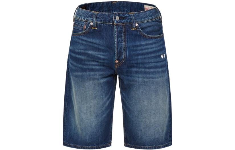 

Джинсовые шорты мужские джинсовые синие Evisu, синий