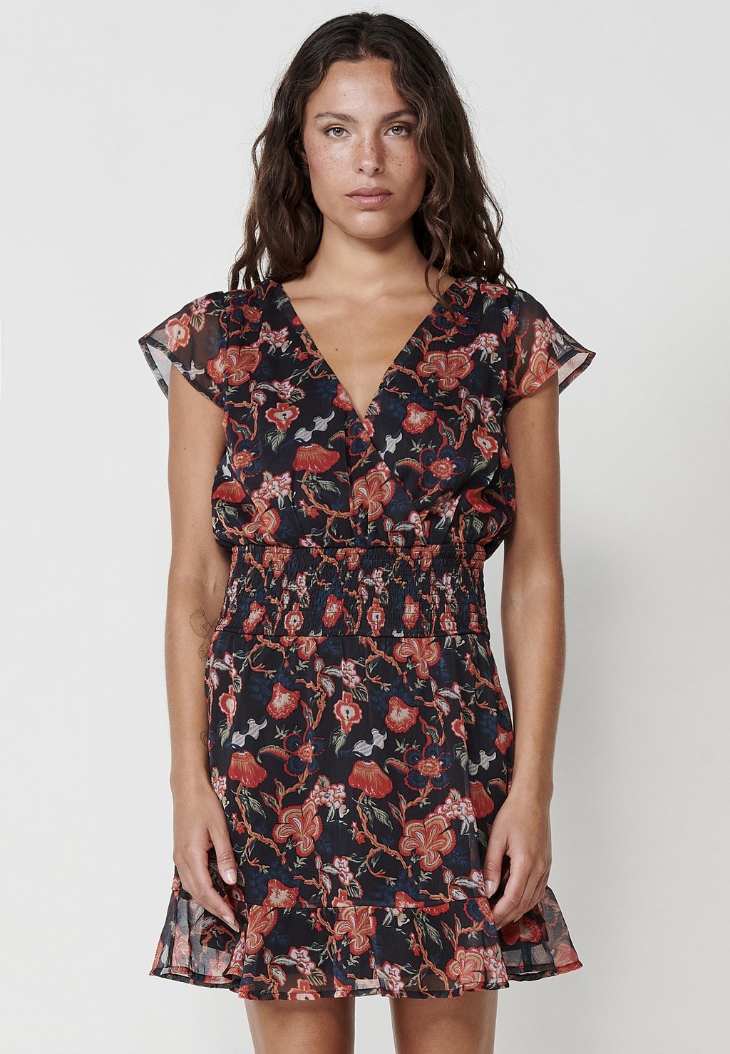 

Повседневное платье SHORT SLEEVE Koroshi, мультиколор