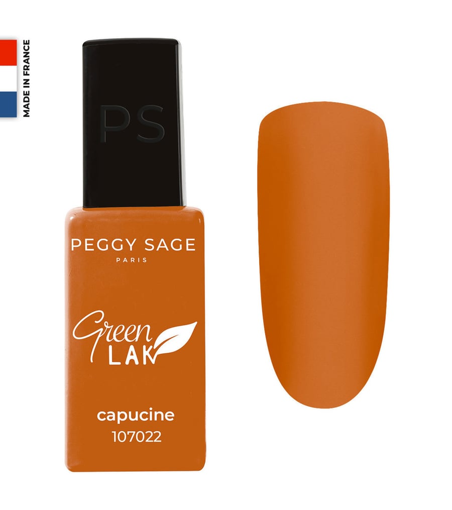 

Зеленый лак для ногтей LAK Capucine Classic UV/LED 10 мл Peggy Sage