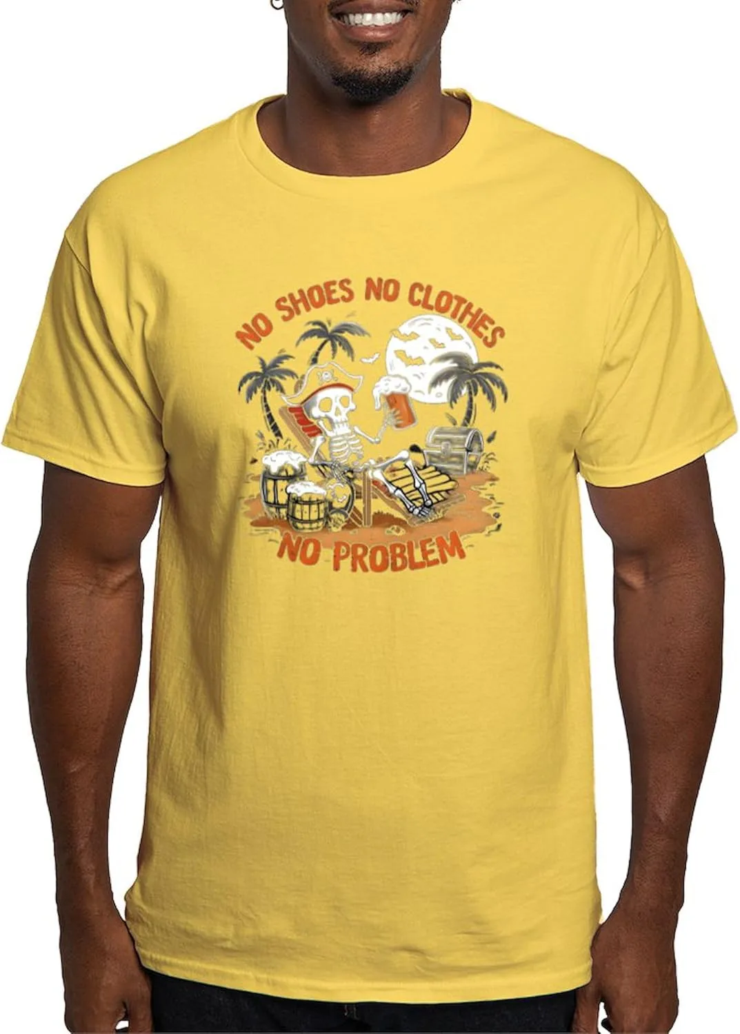 

Футболка мужская No Shoes No Clothes Problem, 100% Cotton, Classic Graphic, White CafePress