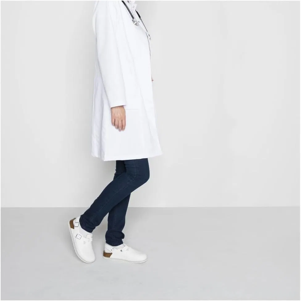 Кожаные сабо Birkenstock Tokio унисекс для взрослых, Wei� — фото 3