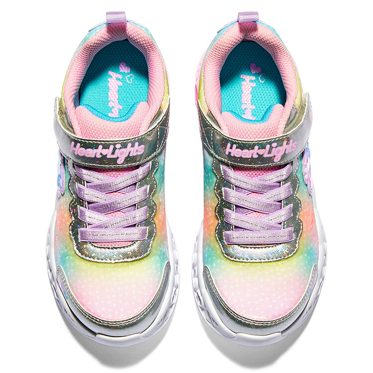 Кроссовки Skechers Flutter Heart Lights Kids Lifestyle Shoes Kids Low-top Pink, розовый — фото 4