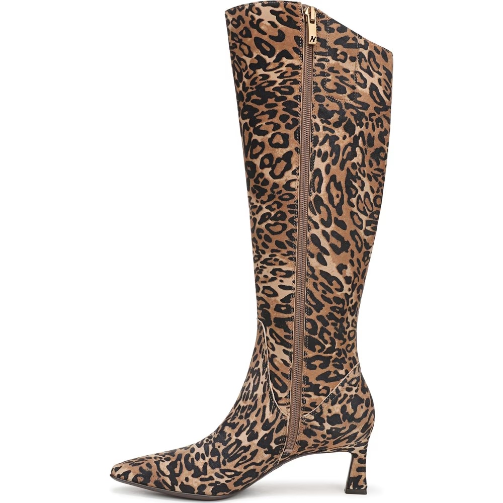 Сапоги Deesha с широким голенищем и высокими коленями Naturalizer, цвет leopard print suede — фото 4