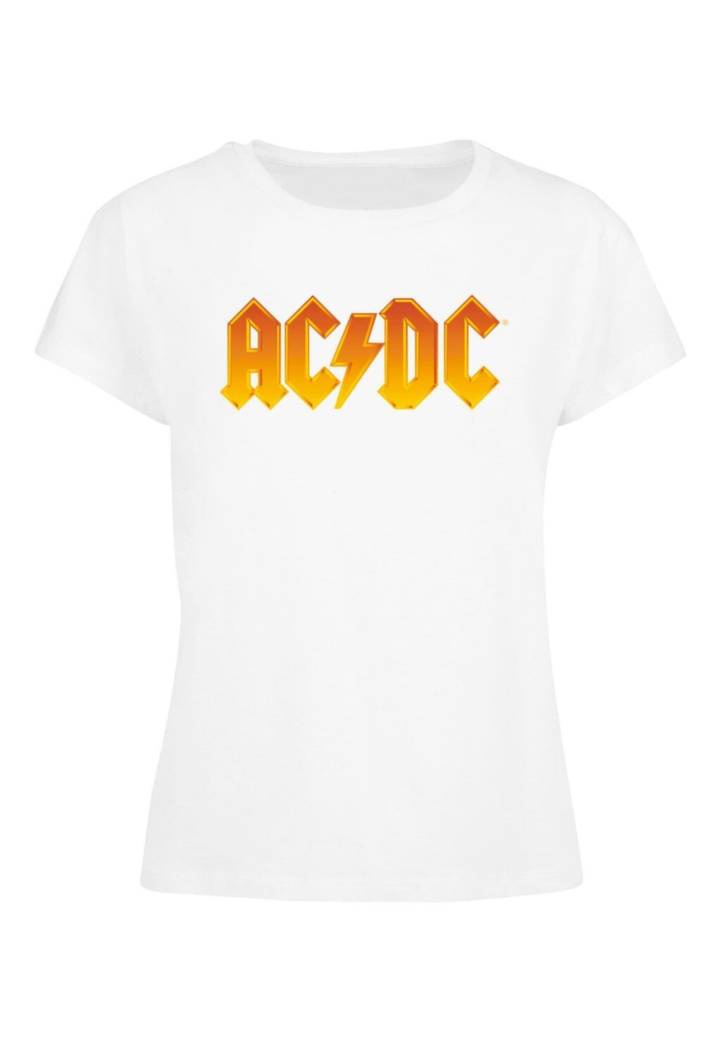 

Футболка с принтом ACDC FIRE LOGO BOX Merchcode, белый