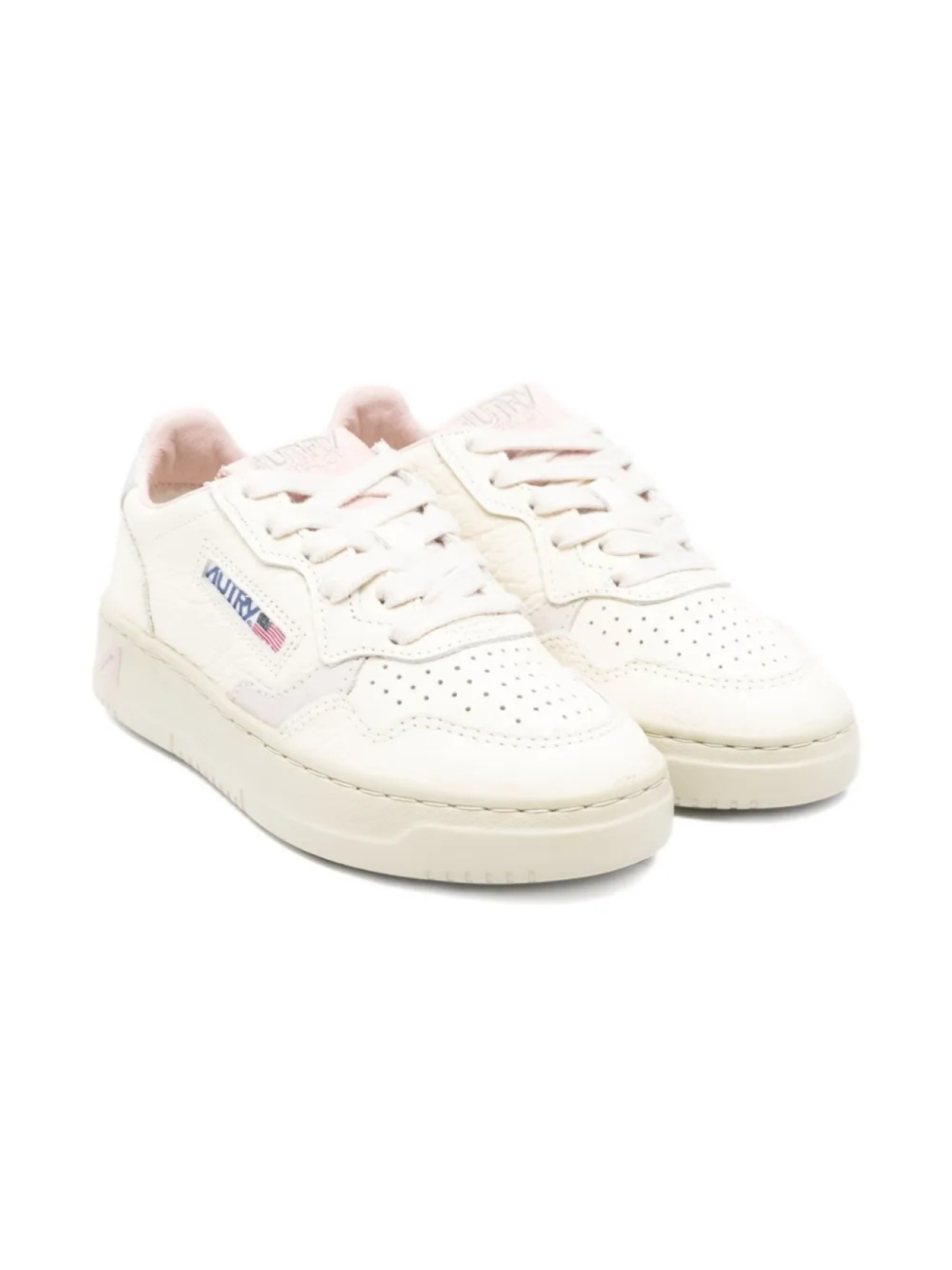 

Кроссовки Autry Kids из перфорированной кожи, белый