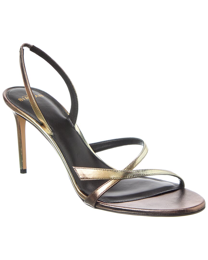 Александр Бирман Tita 85 Кожаные Сандалии на ремешке Alexandre Birman, золотой