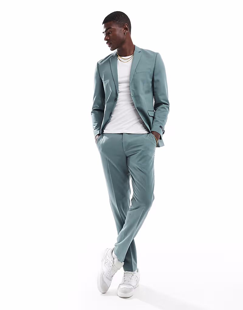 

Узкие брюки Jack & Jones цвета шалфея