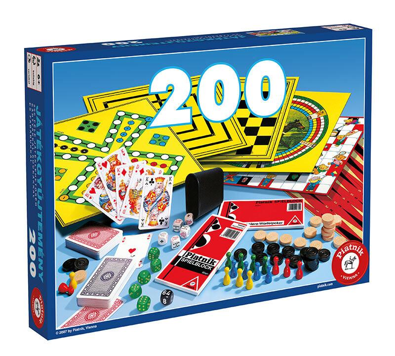 

200 игр, игра-головоломка, Пятник, набор Piatnik