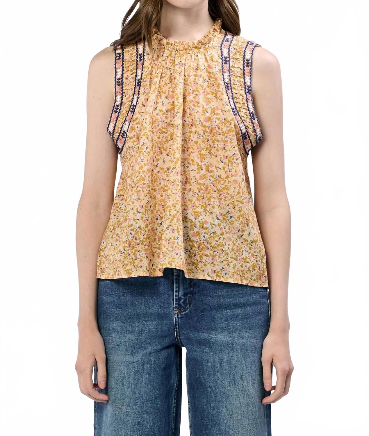 

Майка Naya Ditsy Tank In Marigold DEAR JOHN DENIM