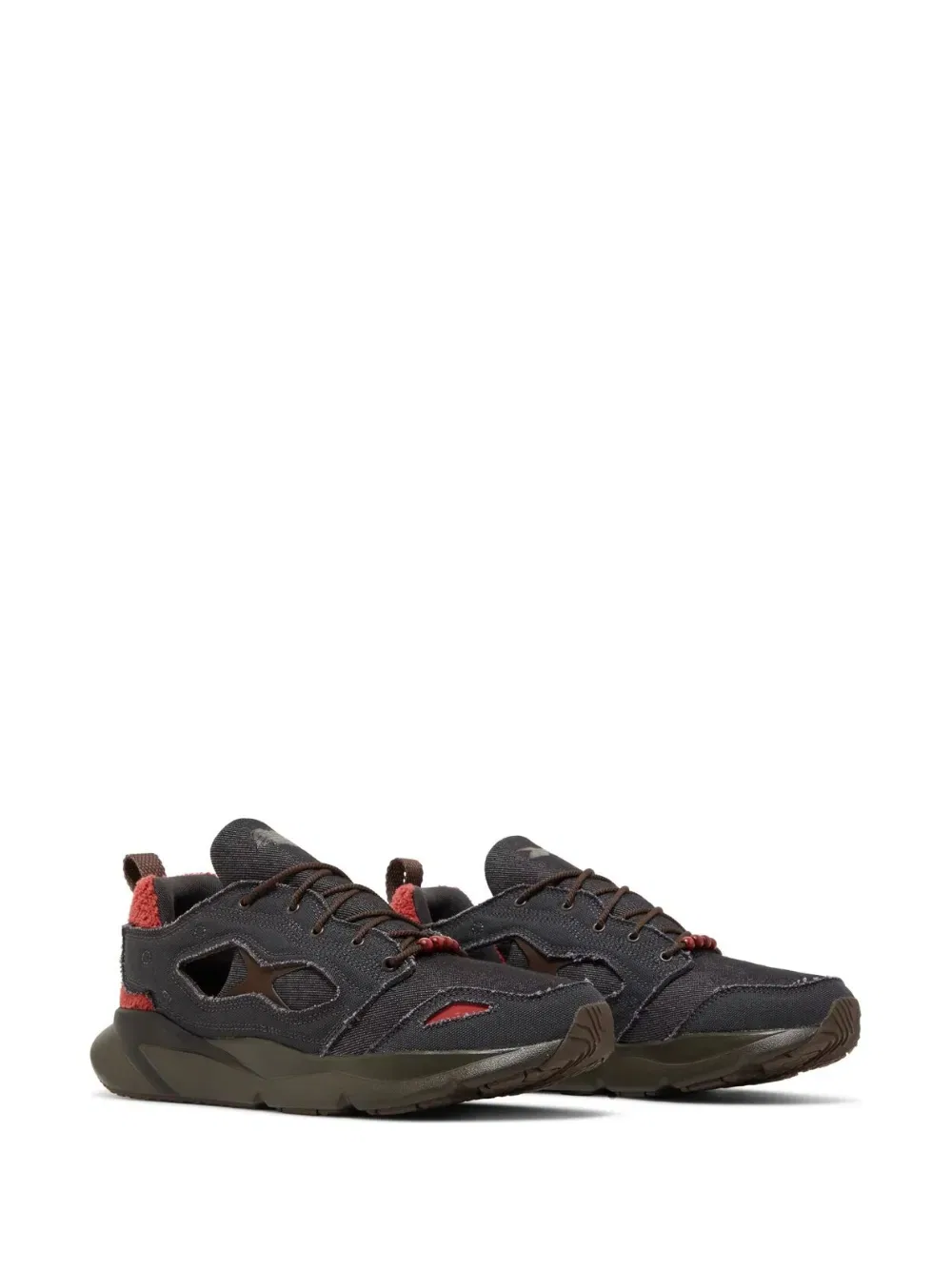 Кроссовки Furylite 95 с вырезом Reebok, черный — фото 2