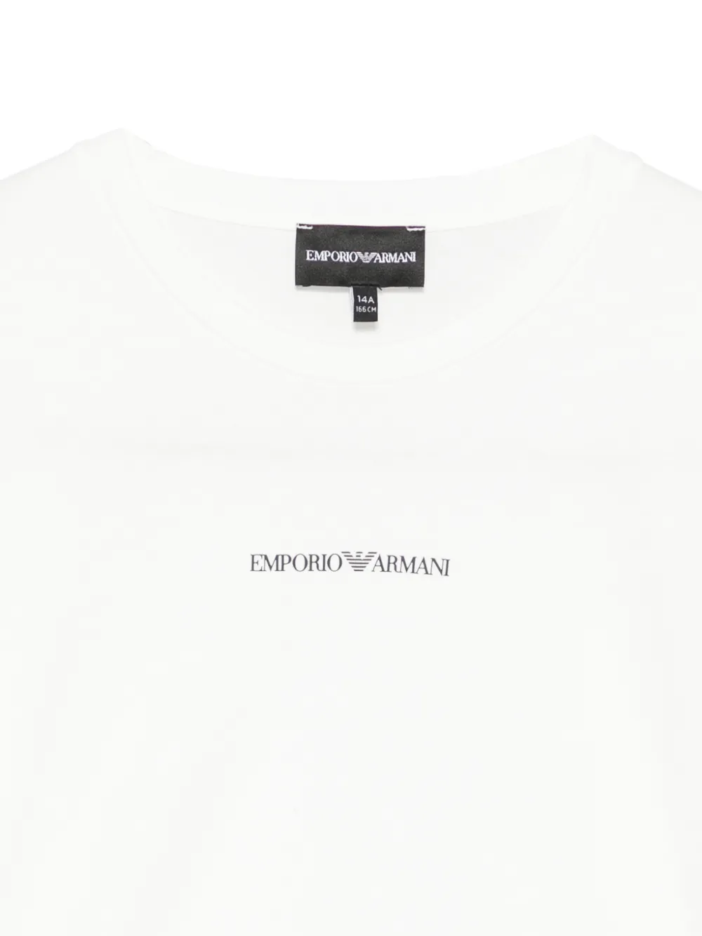 Футболка с длинными рукавами Emporio Armani Kids, белый — фото 3