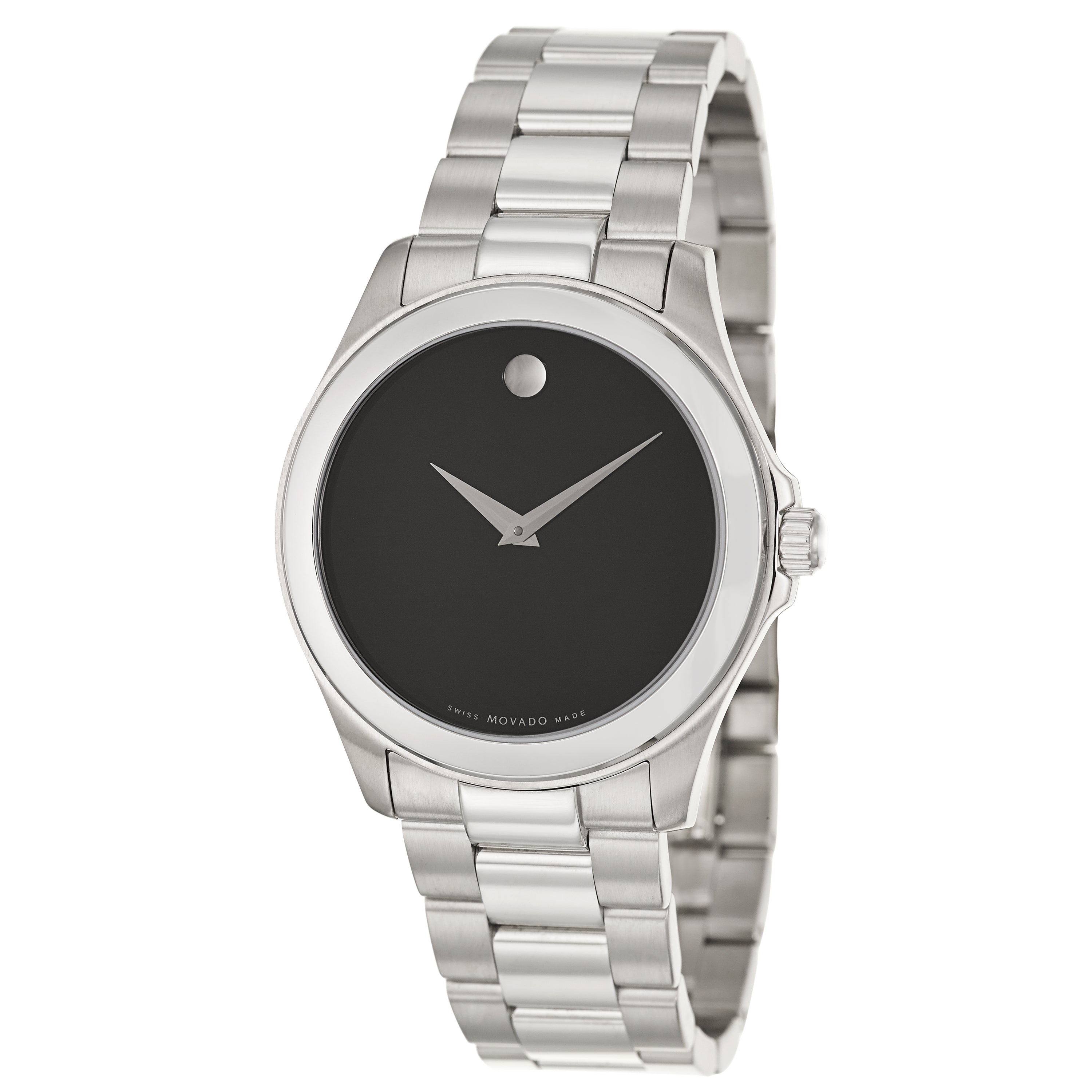 

Movado мужские юниорские спортивные кварцевые часы 39 мм, серебряный