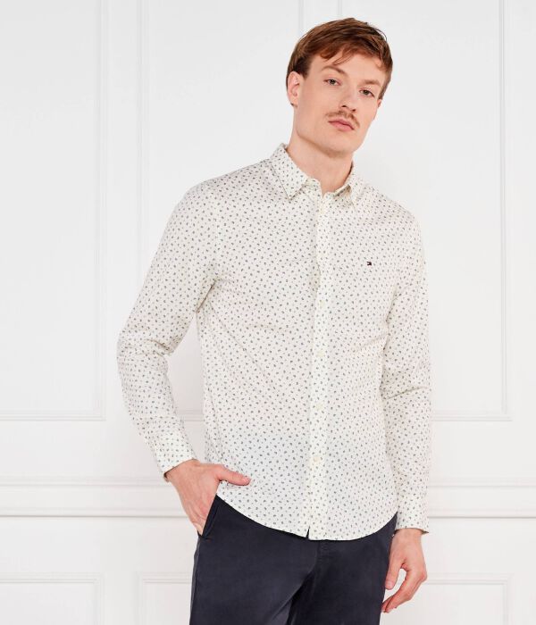 

Рубашка Slim fit Tommy Hilfiger, экрю