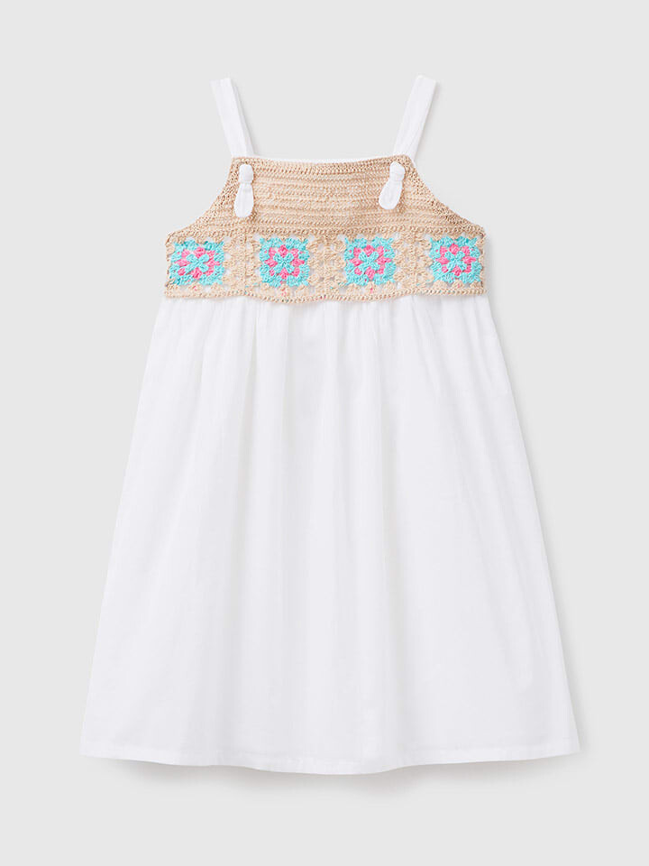 

Платье Benetton, белый