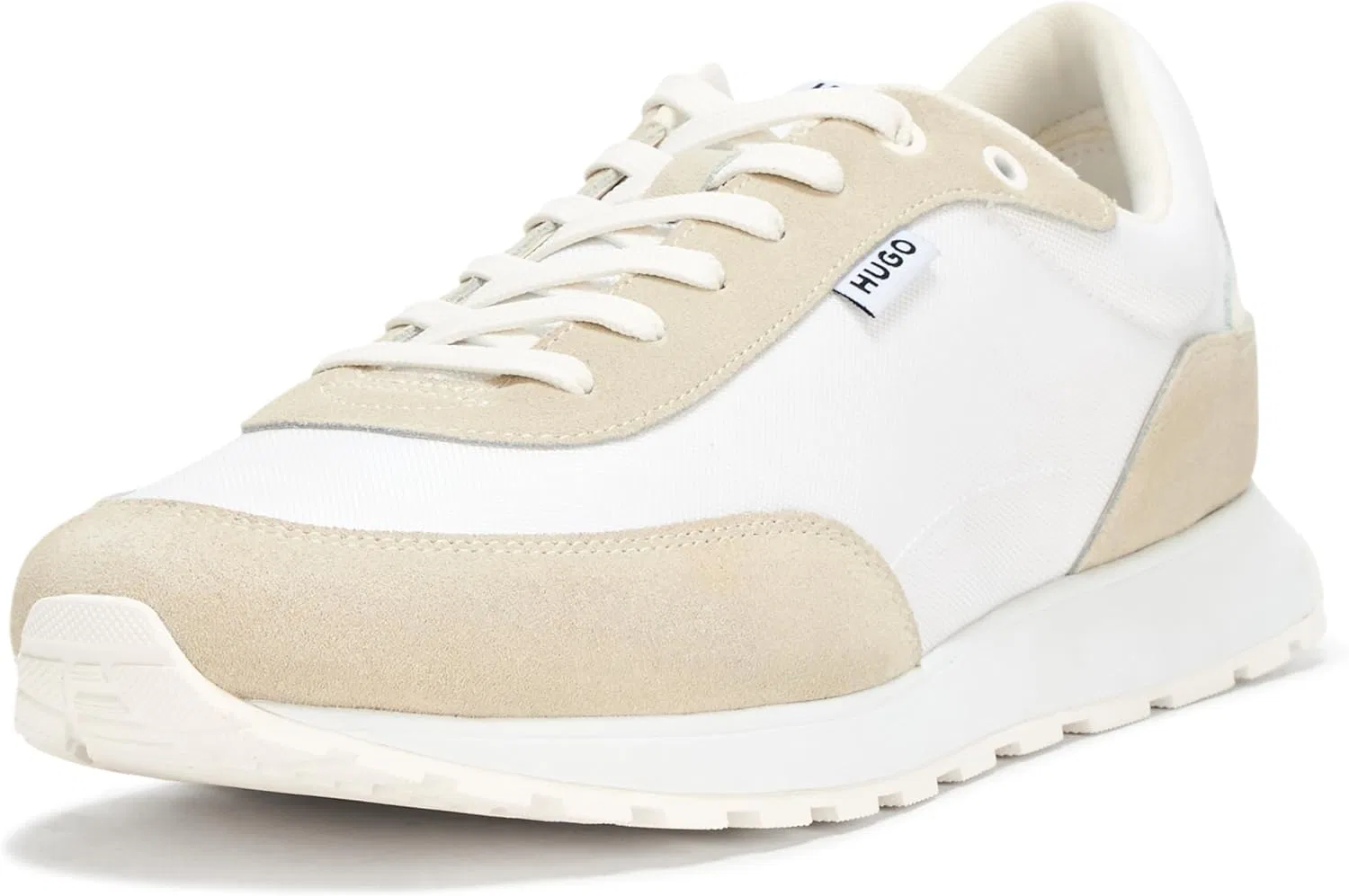 Мужские беговые кроссовки HUGO Icelin Mix Material, Light Sand Bright White