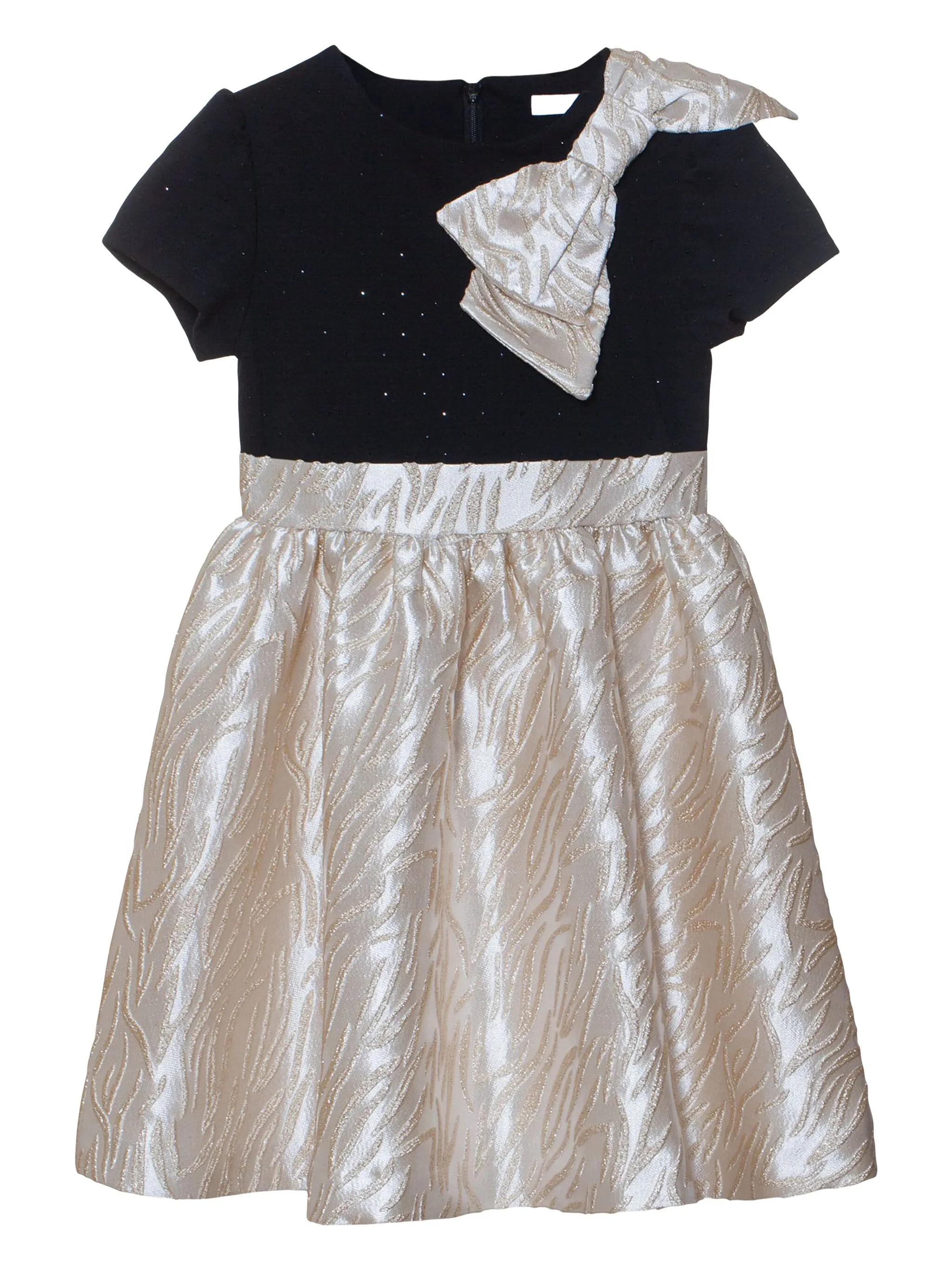 

Платье с бантом Patachou, золотистый