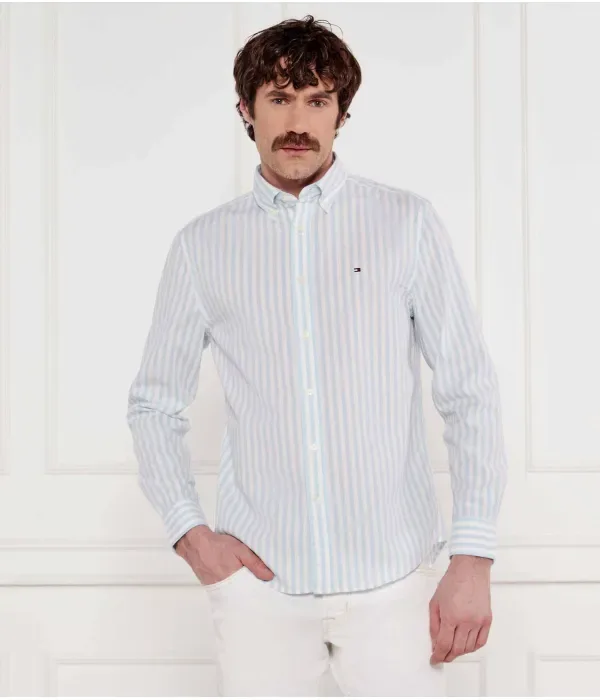 Рубашка FLEX regular fit Tommy Hilfiger, небесно-голубой