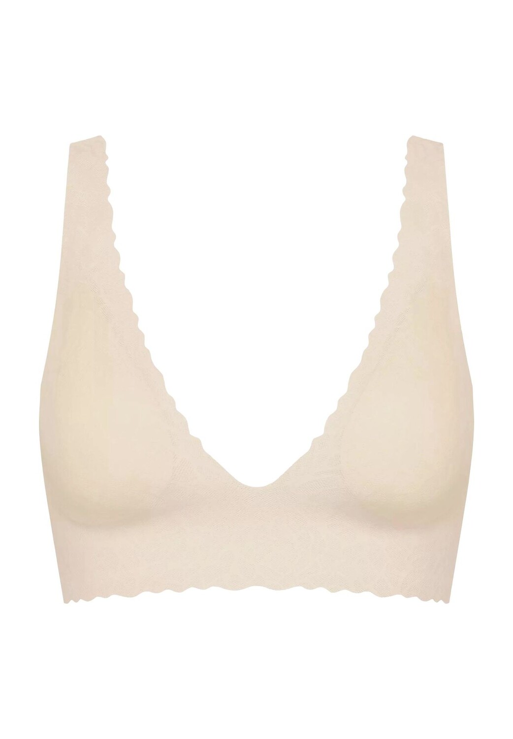 

Zero Feel Lace Bralette, без косточек, кружево, однотонный, для женщин sloggi, цвет Angora