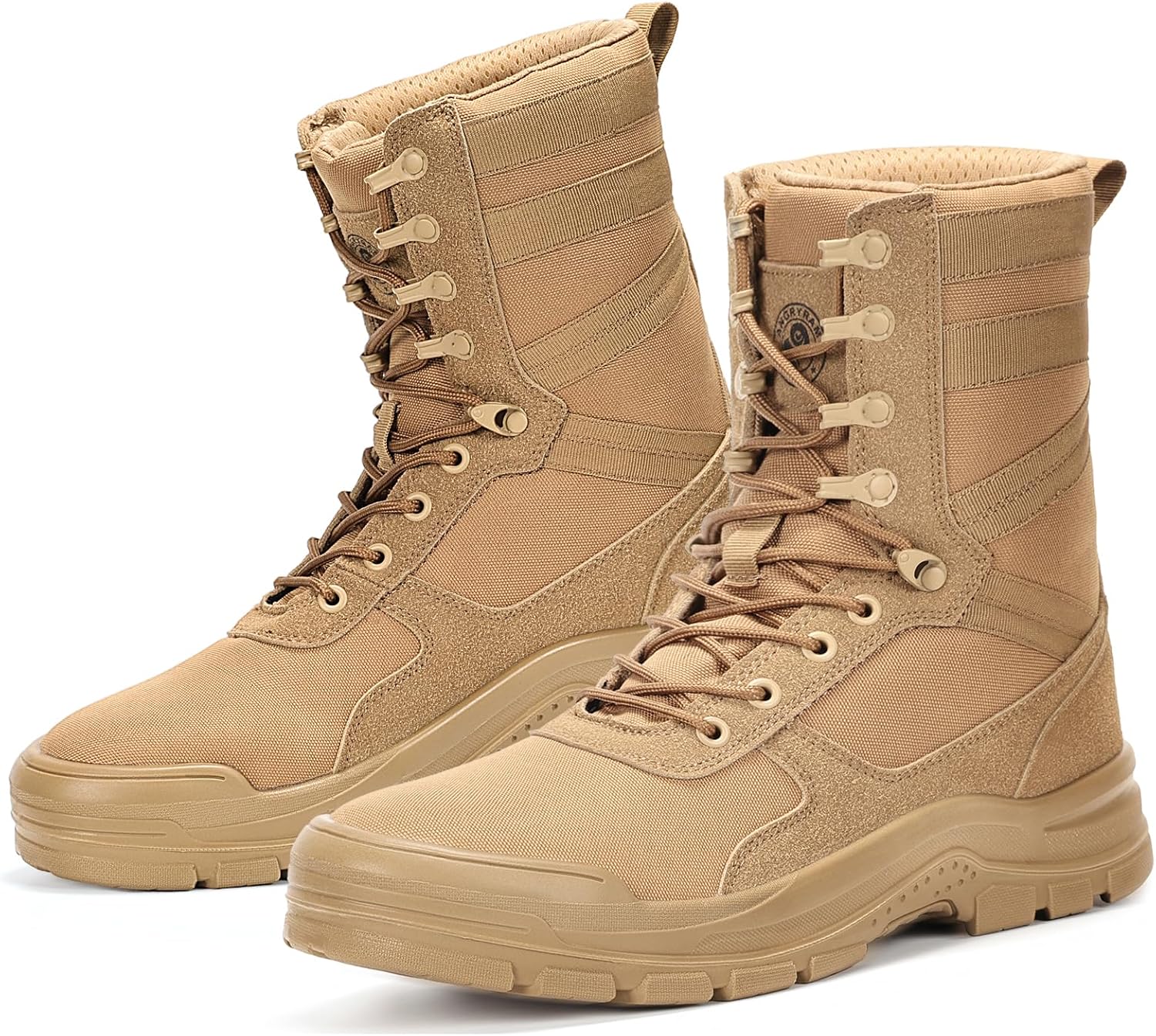 

Тактические и военные ботинки ANGRYRAM для мужчин, легкие и удобные мужские боевые ботинки, стойкие к проколам, с противоскользящей стальнй ноской, Sand