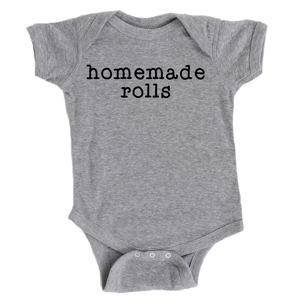 

Самодельное детское боди с пишущей машинкой Rolls The Juniper Shop, цвет Heather Grey