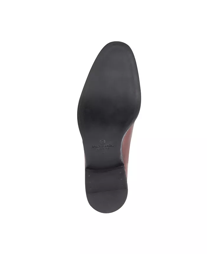 Мужские классические лоферы Maioco Penny Slip On Bruno Magli, коричневый — фото 4