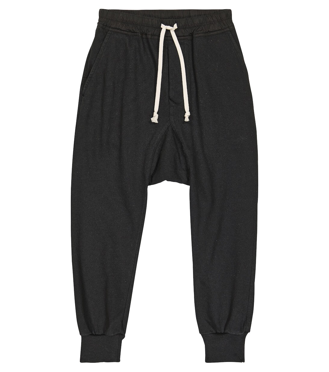 

Спортивные штаны из хлопкового джерси Rick Owens, черный