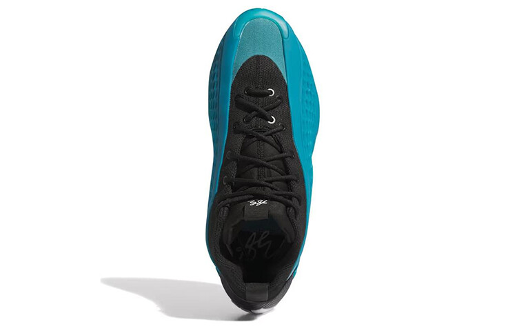 Мужские баскетбольные кроссовки adidas A.E. 1, Голубовато-черный — фото 4