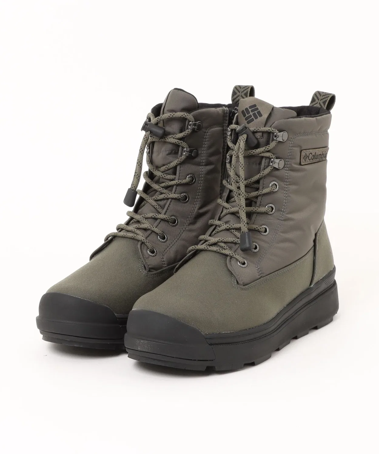 Ботинки Columbia SAPLAND 4 WP OMNI-HEAT INFINITY, материал Cordura, цвет мох-зеленый
