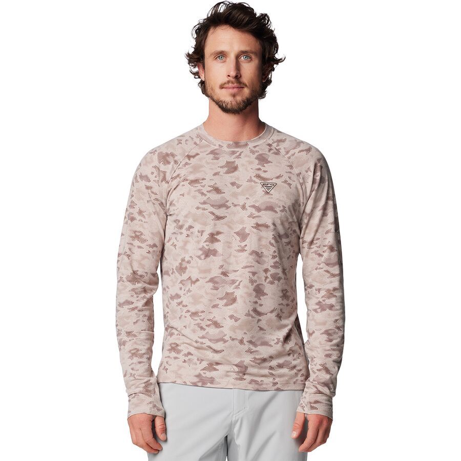 

Мужская рубашка с длинными рукавами PFG Uncharted Columbia Columbia, Crushed Clay Uncharted Waters