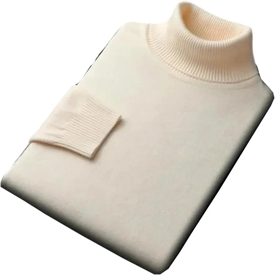 

Мужской вязаный водолазка Slim Fit