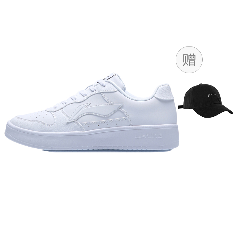 

Кроссовки для скейтбординга Li Ning Floating Boat, низкие, нескользящие, износостойкие, дышащие, с эффектом увеличения роста Li-Ning, белый hat