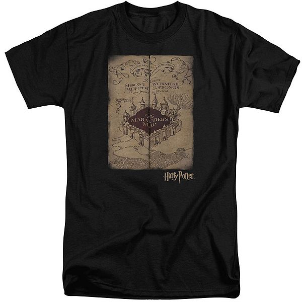 

Футболка Harry Potter Marauders Map взрослая удлиненная Licensed Character