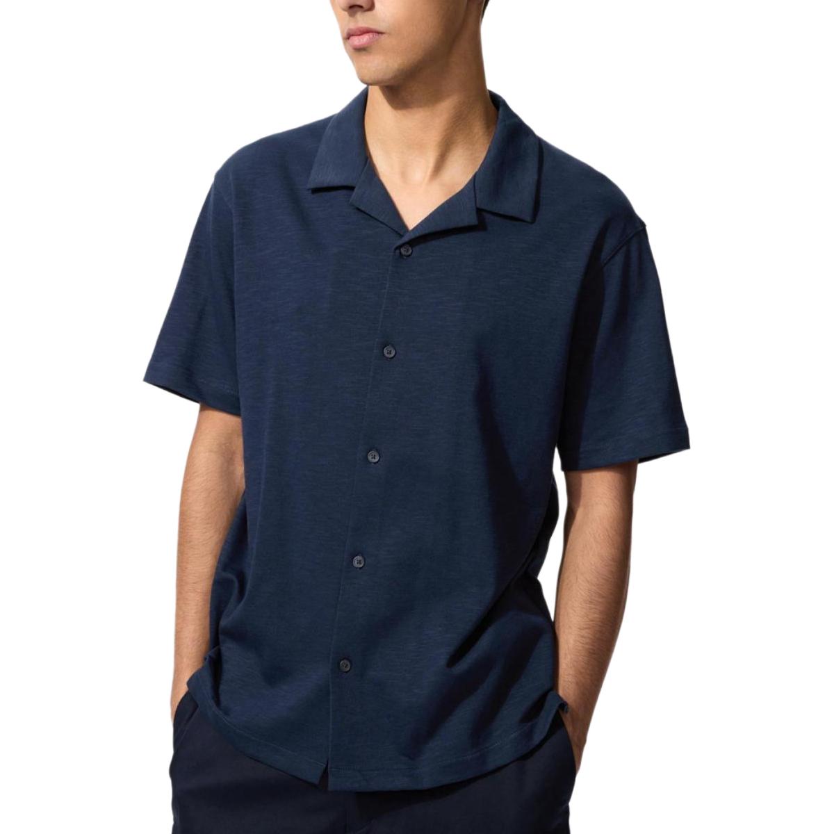 UNIQLO Поло Unisex Navy Blue