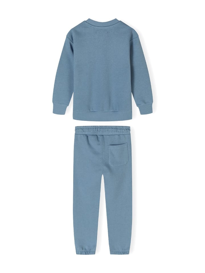 Minoti Комплект из 2 предметов: спортивный костюм 23fleece204 синего цвета — фото 2