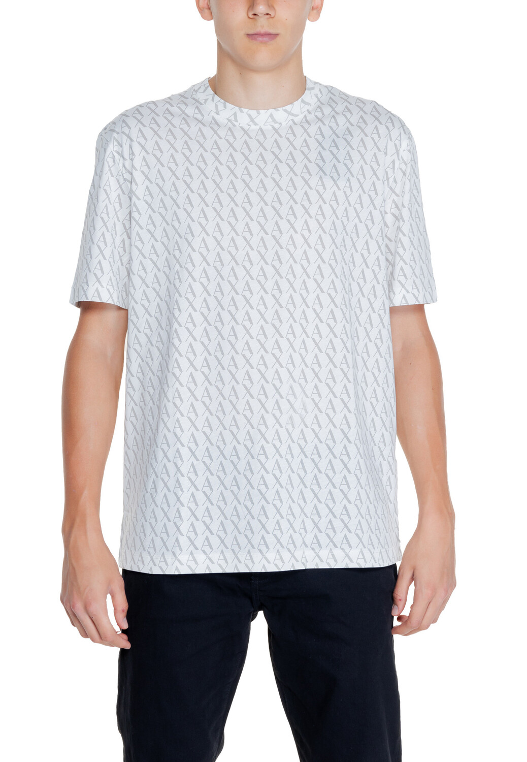

Футболка женская Armani Exchange с фирменным принтом, белый