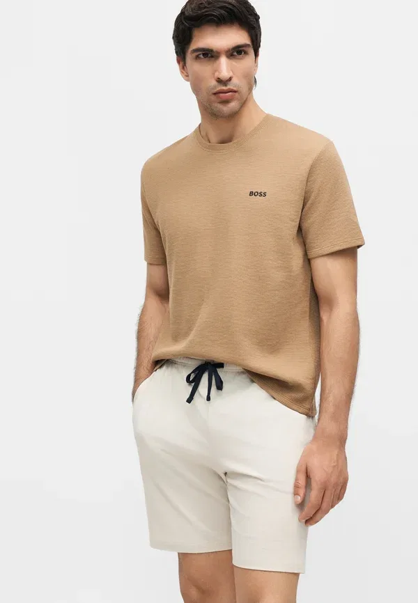 Пижамный топ Boss, medium beige, бежевый — фото 4