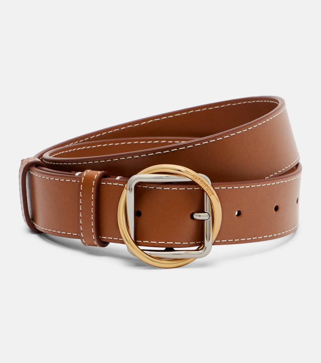 

Кожаный ремень для салона Jacquemus, Light Brown 2