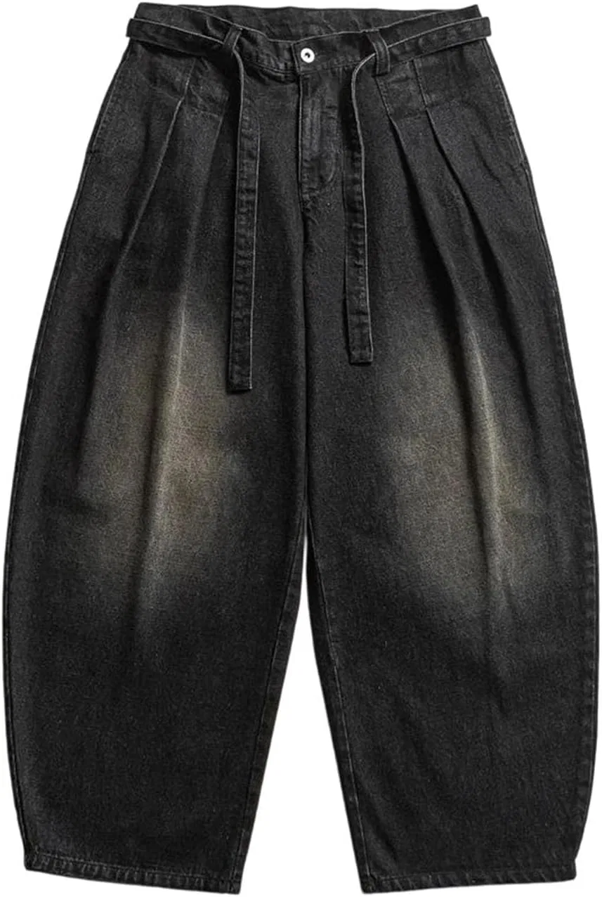 Джинсы свободные, Vintage, черные