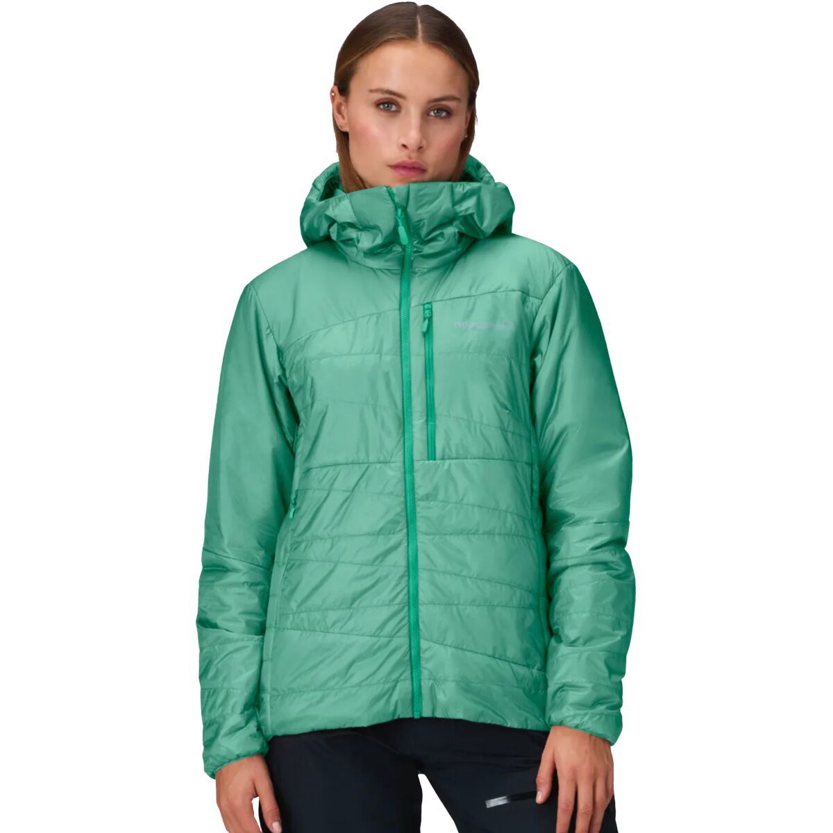 

Флисовая куртка с капюшоном Falketind thermo40 Norrona, зеленый