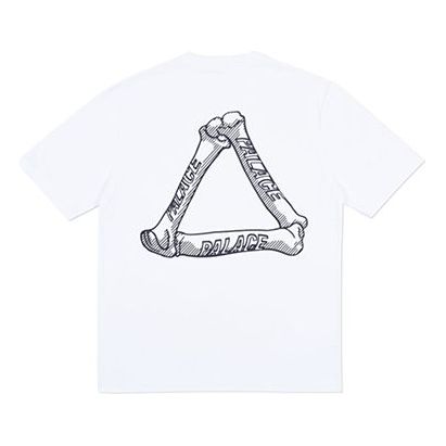 

Футболка PALACE Bones White Back Triangle Printing Short Sleeve Unisex, белый