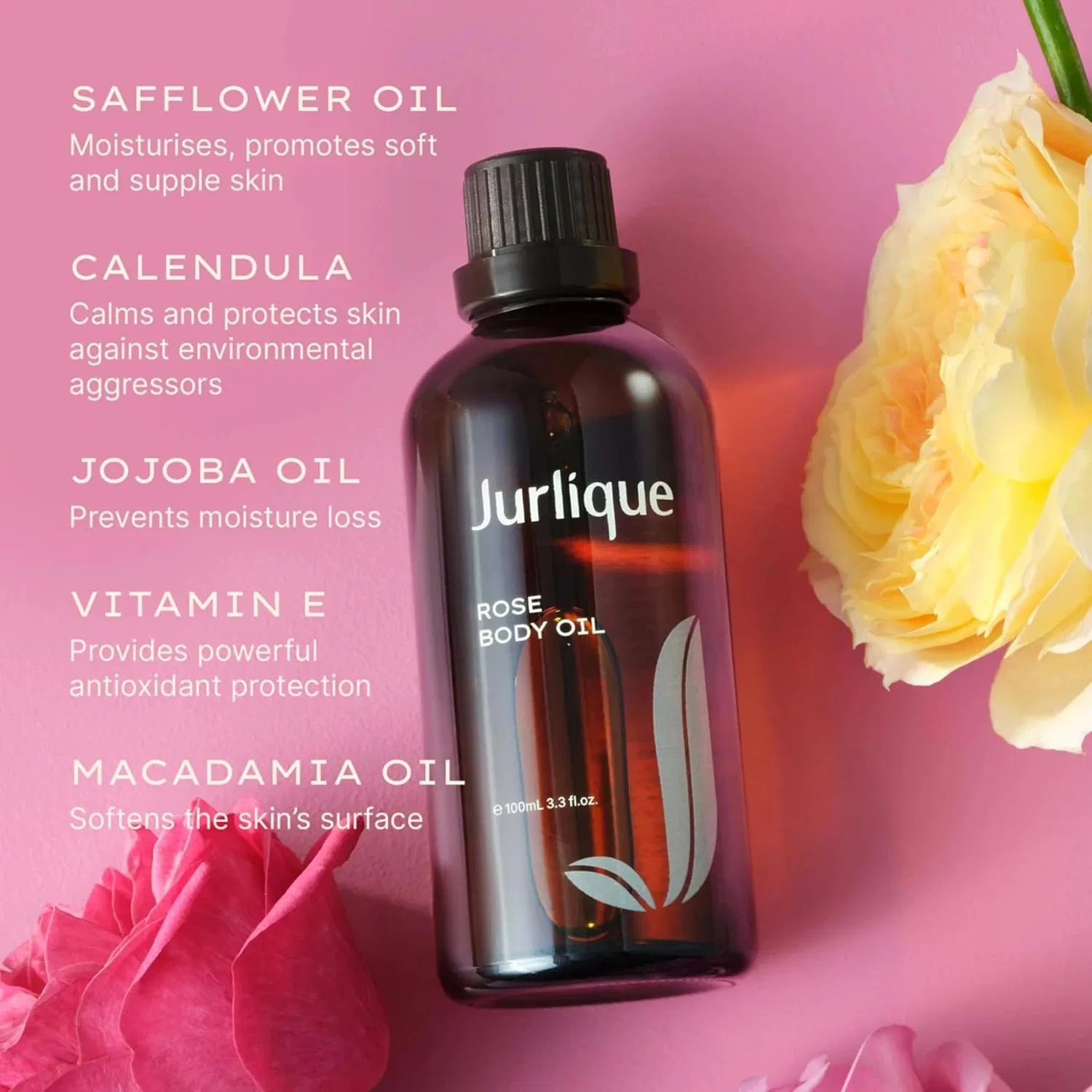 Масло для тела Jurlique Rose Body Oil, 100 мл — фото 2
