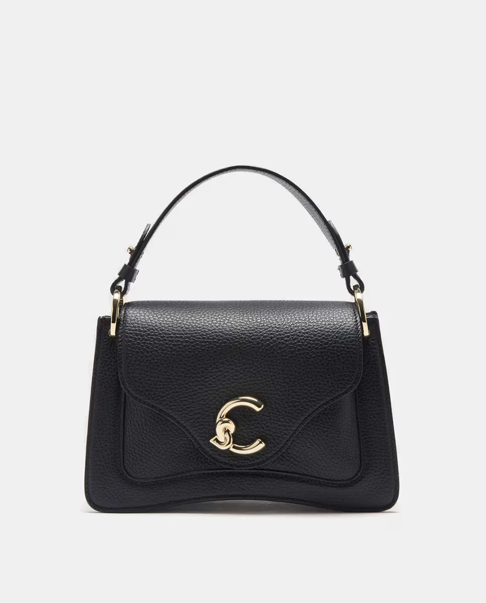 

Сумочка из текстурированной кожи Coccinelle, чёрный