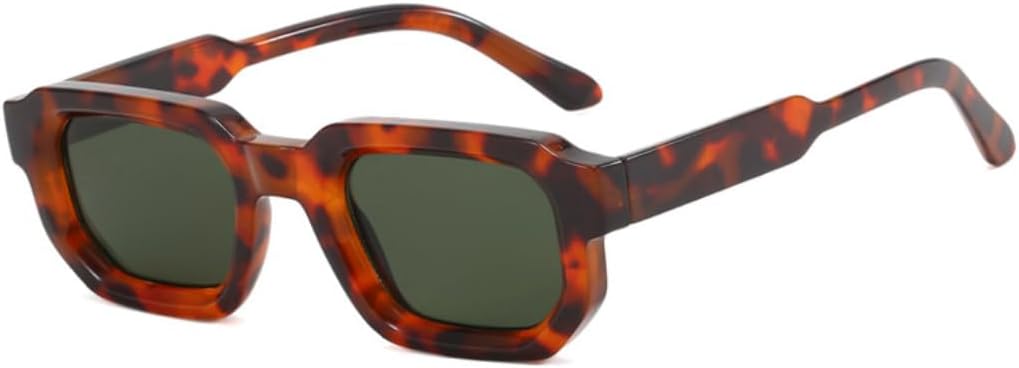 

Популярные винтажные солнцезащитные очки для женщин и мужчин в стиле панк, многоугольные очки, защитные очки для мужчин и женщин, прямоугольные солнцезащитные очки TKKTLLT, 7